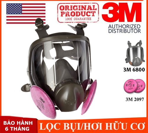 Mặt nạ phòng độc 3m 6800 — chọn đúng để bảo vệ công nhân