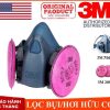 Mặt nạ 3M 7502 + Phin 2097 chống virus, vi khuẩn, bụi - mat na phong doc chong virus 3m 7501 2097