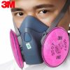 Mặt nạ 3M 7502 + Phin 2097 chống virus, vi khuẩn, bụi - mat na phong doc chong virus 3m 7502 2097