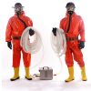 Máy cấp dưỡng khí Oxy kết hợp 2 mặt nạ full mặt dây dài 20m - may cap khong khi kem mat na 1