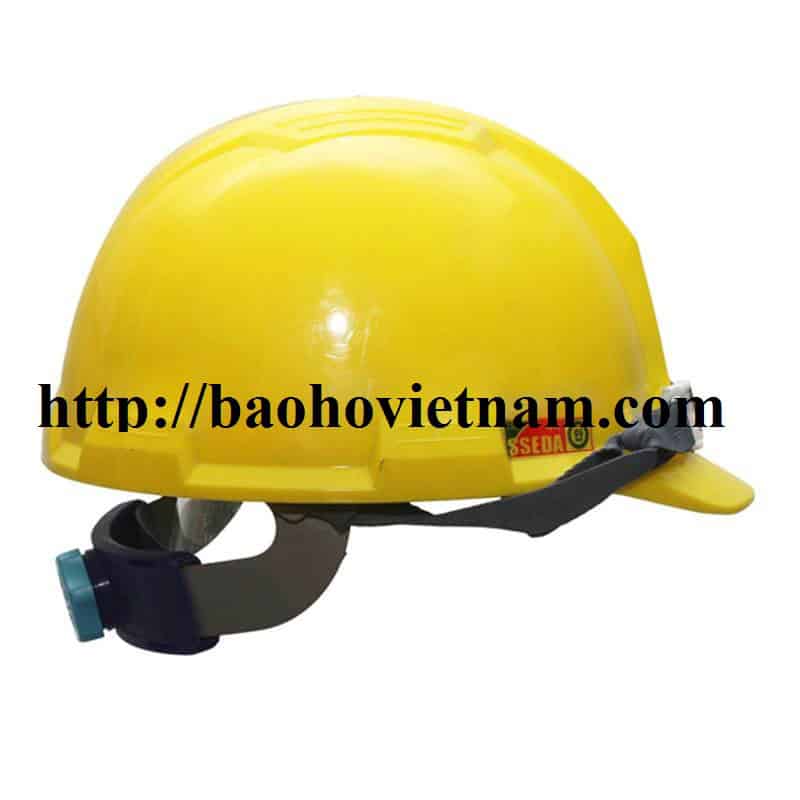 Mũ bảo hộ Hàn Quốc SSEDA màu Vàng - mu bao ho senda vang 1