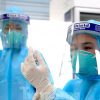 Kính che mặt chống giọt bắn Faceshield Nhật Quang chống virus, chống bụi. - nhu y 1 jzvc