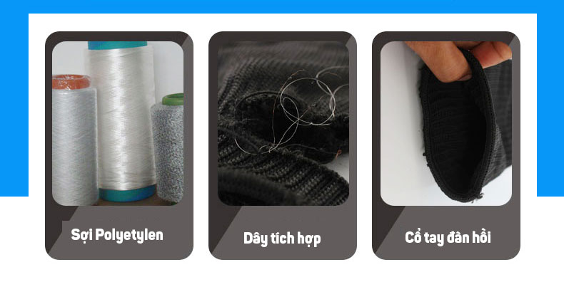 Ống tay sợi chống cắt cao cấp - ong tay soi chong cat cao cap