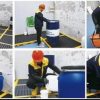 Pallet chống tràn hoá chất, dầu đáp ứng được tiêu chuẩn an toàn về lưu trữ hoá chất và cháy nổ. - pallet