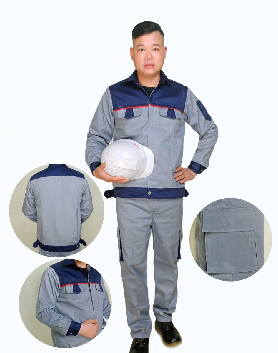 Quần áo vải kaki liên doanh xuất màu chì phối màu đa dạng đẹp - quan ao M14