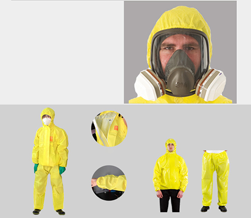 Bộ quần áo liền quần chống hóa chất Microgard 3000 - quan ao chong hoa chat Microgard 3000 1