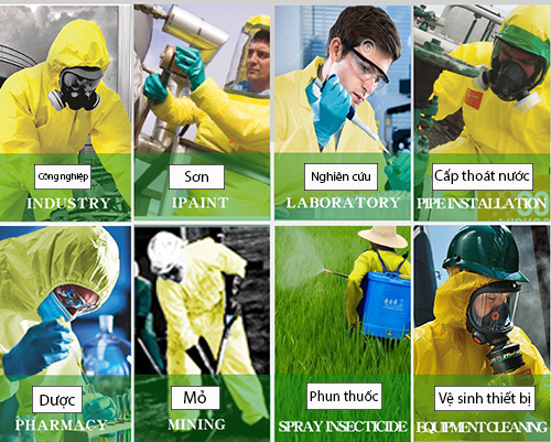 Bộ quần áo liền quần chống hóa chất Microgard 3000 - quan ao chong hoa chat Microgard 3000 5