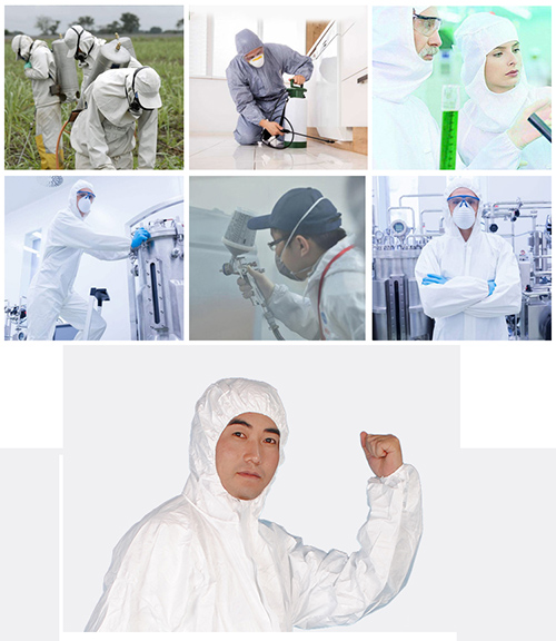 Bộ quần áo liền quần chống hóa chất Dupont Tyvek 1422A - quan ao chong hoa chat dupont TYVEK1422a 1