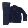 Bộ quần áo chống nóng vải giả bò loại dày xịn nhẹ - quan ao gia bo 02