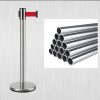 Rào chắn phân cách cột inox màu đỏ loại 5m - rao chan coc tieu inox 8 1