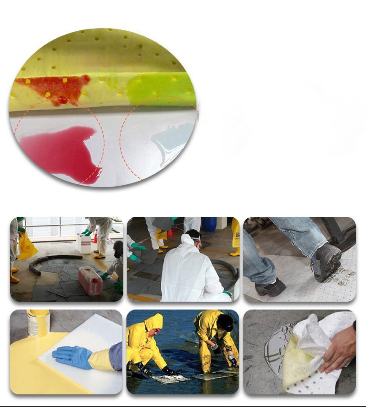 Tấm bông thấm dầu xử lý ô nhiễm dầu công nghiệp, nỉ thấm dầu, ô nhiễm dầu công nghiệp xử lý khẩn cấp sự cố tràn dầu, tấm bông thấm dầu - tam tham dau 8