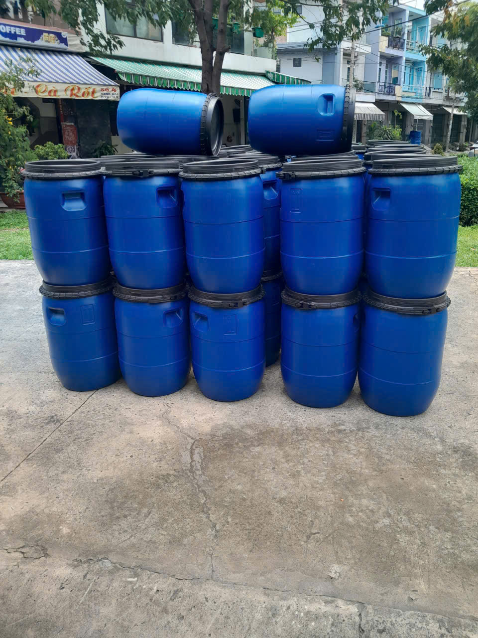 Thùng rác để ủ phân hữu cơ 60 lít (rau cỏ, vỏ hoa quả, thức ăn thừa,…) để tạo thành phân bón hữu cơ bón giúp giảm thiểu ô nhiễm môi trường giảm tổn thương hại đ
