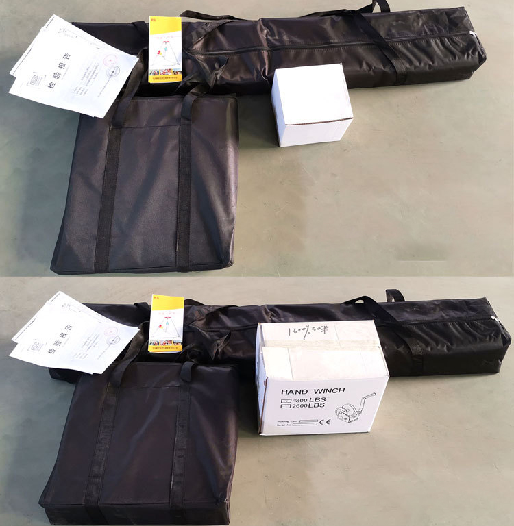 Tripod cứu hộ Loại 1200 pound 20m - tripod 3 chan cuu ho cuu nan dong goi