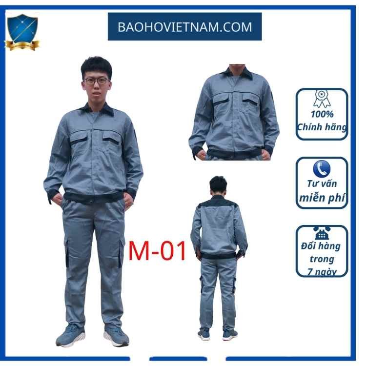 Quần áo vải kaki liên doanh HQ các màu ghi phối viền xanh - z3227043972983 9204d911cef9534bcab67f6ed89dcb48 1