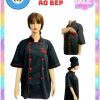 Áo bếp ngắn tay màu đen - z4205741202051 a623ddb9b1c3bfc5787ae337c9e14876