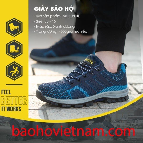 Giày bảo hộ kiểu dáng thể thao Agota A512 Blue - z4365065635790 7df155b2b1f7a3a79e29840c98a8b25d