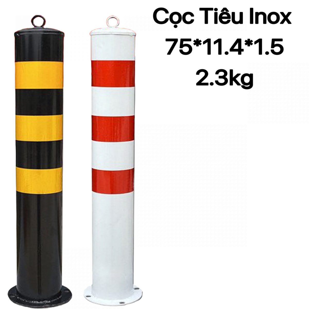 Cọc tiêu thép Nhật Quang 75*11.4*1.5 có phản quang cảnh báo giao thông, chất lượng cao, an toàn, tiện lợi - z4976908767376 c644ab0812e91cf36f3b1cf2f5e63588