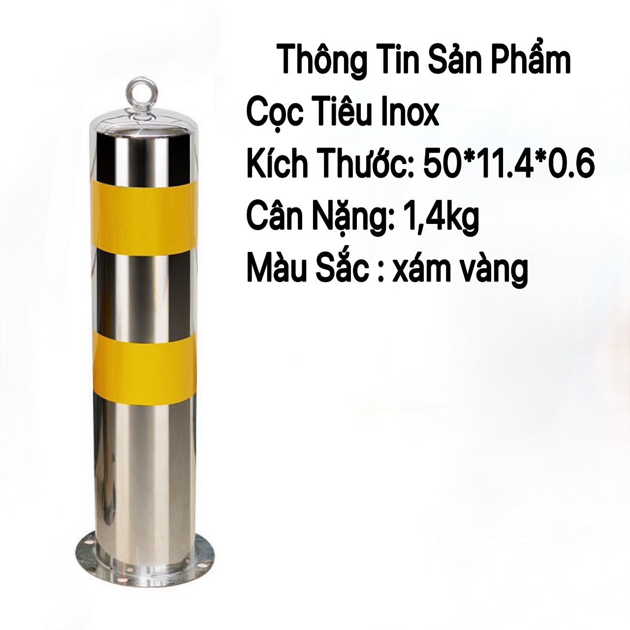 Cọc inox Nhật Quang kích thước 50*11.4*1.5 chắc chắn, an toàn, tiện lợi dễ lắp đặt - z4976908812481 a99e634cdd817c4c5d65c66cec24272e