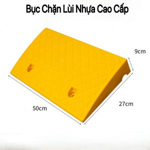 Bậc dốc nhựa kích thước 50*27*9cm bục lên xuống vỉa hè cho xe ô tô, xe máy nhựa đệm cao su tam giác chắc chắn - z4977091711144 de5274646c81fd8a0e68110bdcb891cf
