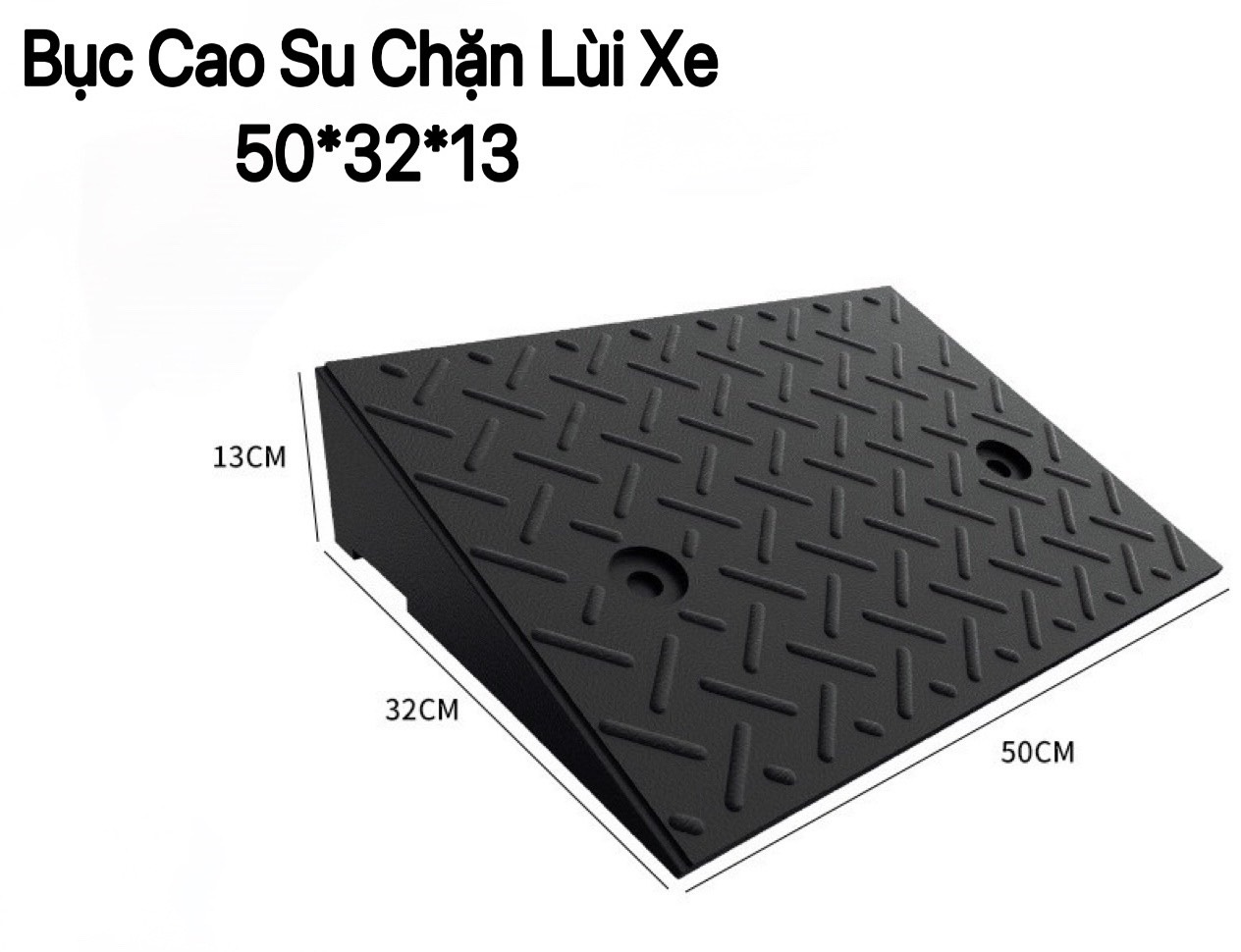 Bục chặn lùi xe 50*32*13cm an toàn, tiện lợi, chịu va đập cực kì tốt - z4995011038217 1c7c8d58e59cfefbf8c218ffbb1eac41