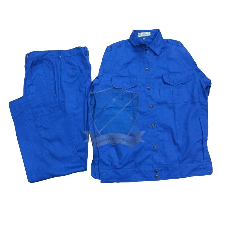 Ao bao ho kaki nam dinh L2 mau xanh cong nhan