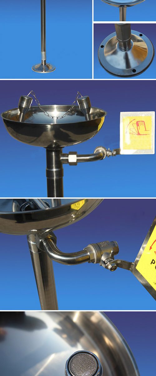 Bồn rửa mắt khẩn cấp uk302: hướng dẫn nhanh cho nhân viên và quản lý