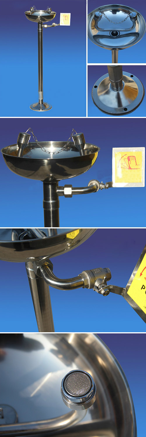 Bồn rửa mắt khẩn cấp uk302: hướng dẫn nhanh cho nhân viên và quản lý