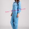 quan ao bao ho lao dong dai tay khoa keo mau xanh 6