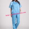 quan ao chong tinh dien coc tay mau xanh khoa keo 4
