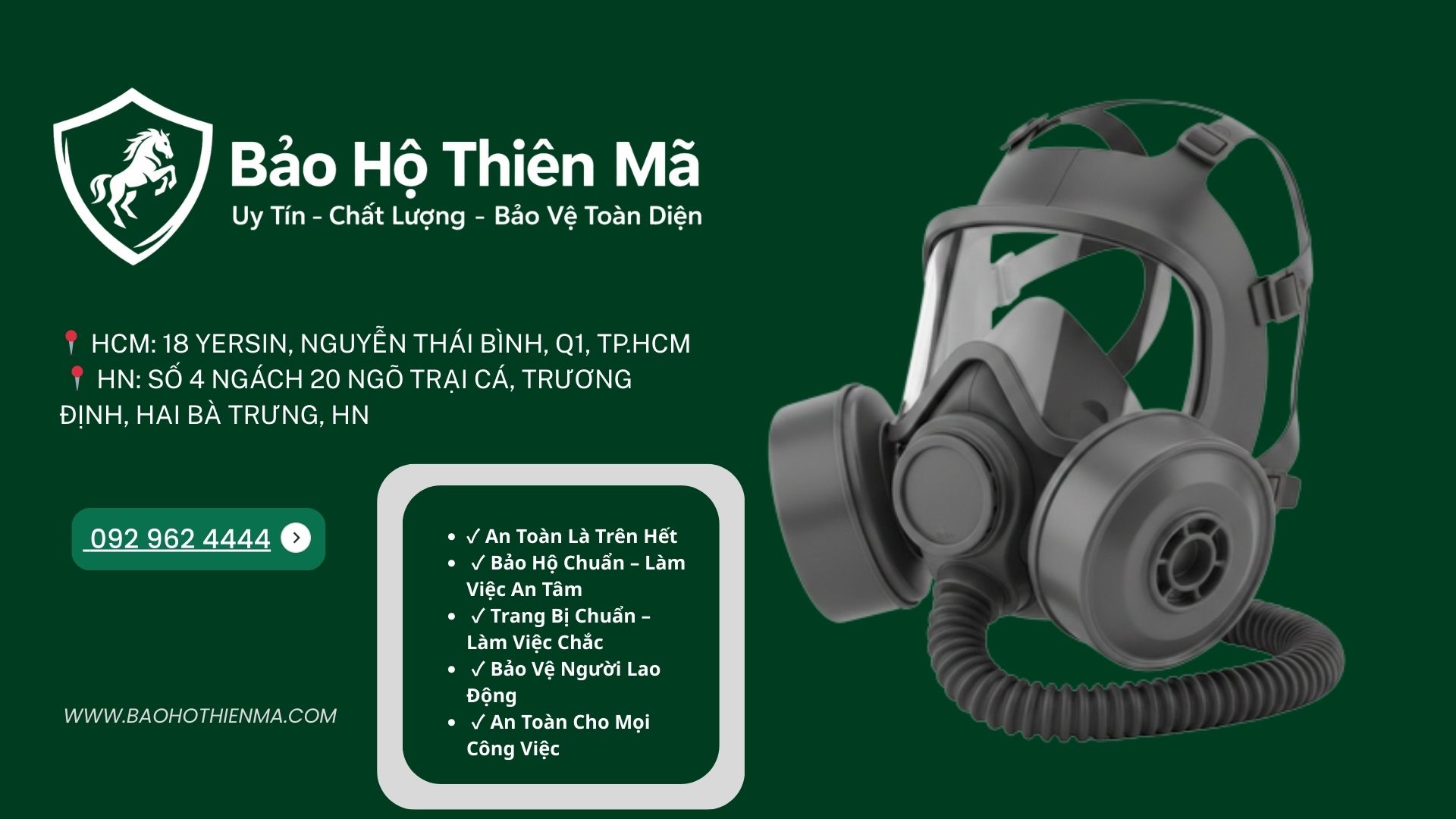 Việc lựa chọn đúng mặt nạ phòng độc bảo hộ lao động không chỉ giúp bảo vệ sức khỏe mà còn đảm bảo an toàn cho người lao động trong môi trường có nhiều khí độc và bụi bẩn.