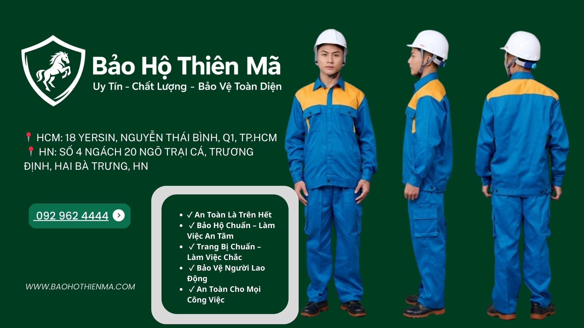 Việc sử dụng quần áo bảo hộ lao động cho công nhân xây dựng giúp giảm thiểu đáng kể các rủi ro trong quá trình làm việc.