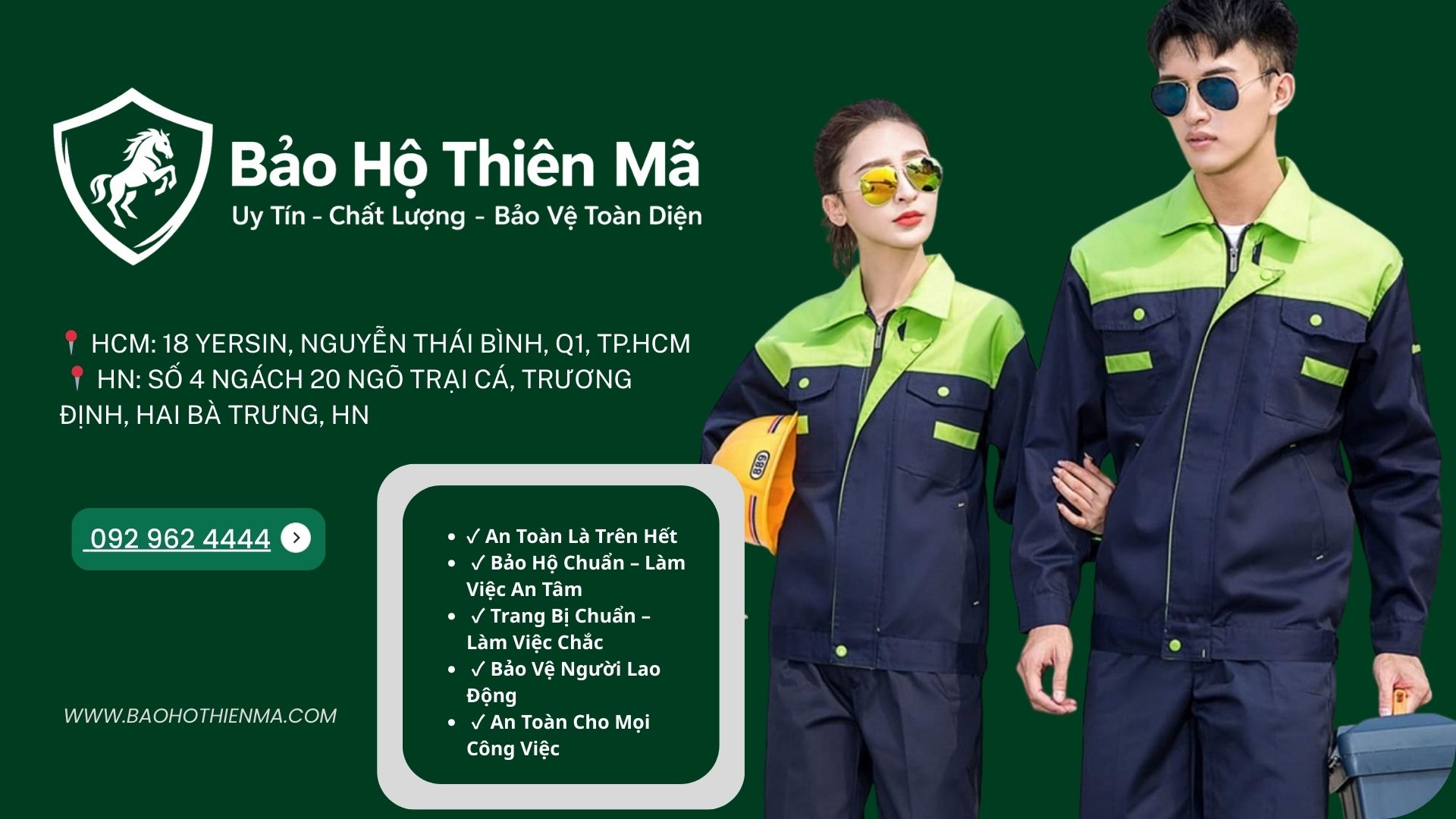 Quần áo bảo hộ lao động thường phải sử dụng trong môi trường khắc nghiệt, vì vậy độ bền của sản phẩm là yếu tố rất quan trọng.