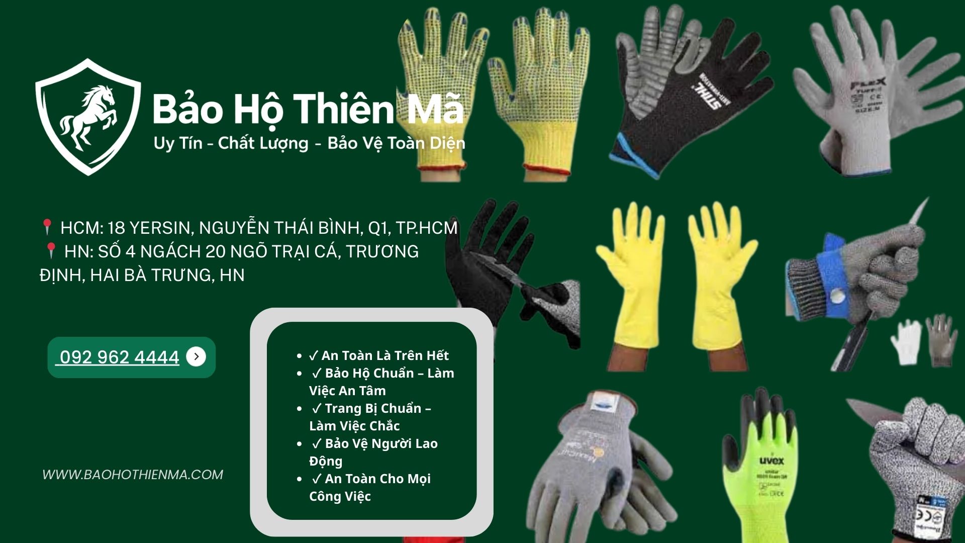 Việc lựa chọn găng tay bảo hộ lao động phù hợp với từng ngành nghề là yếu tố quan trọng giúp bảo vệ sức khỏe và nâng cao hiệu quả làm việc cho người lao động.
