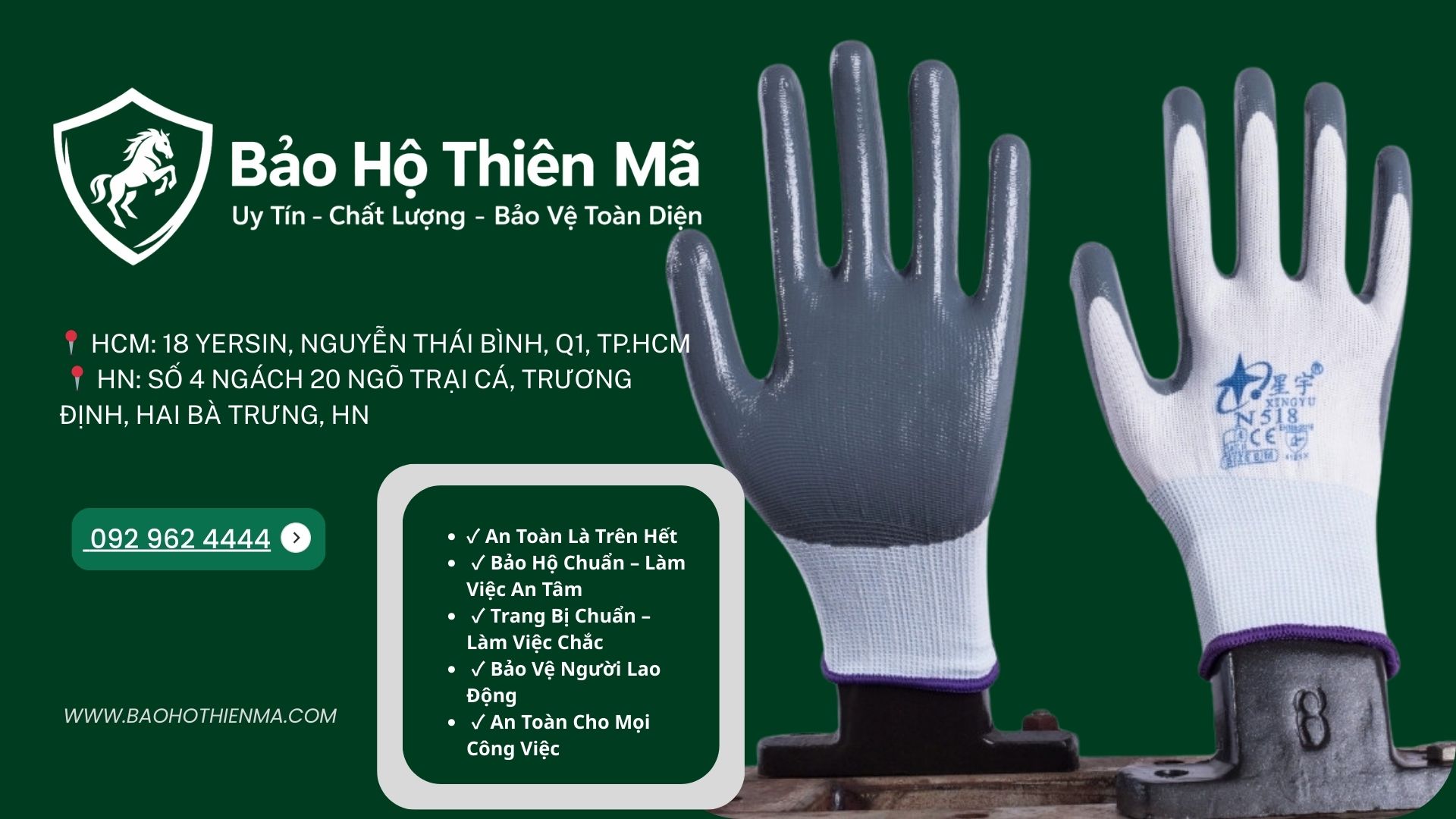Việc sử dụng găng tay chống hóa chất không chỉ giúp bảo vệ đôi tay khỏi các tác nhân nguy hiểm mà còn góp phần nâng cao an toàn lao động trong môi trường làm việc.