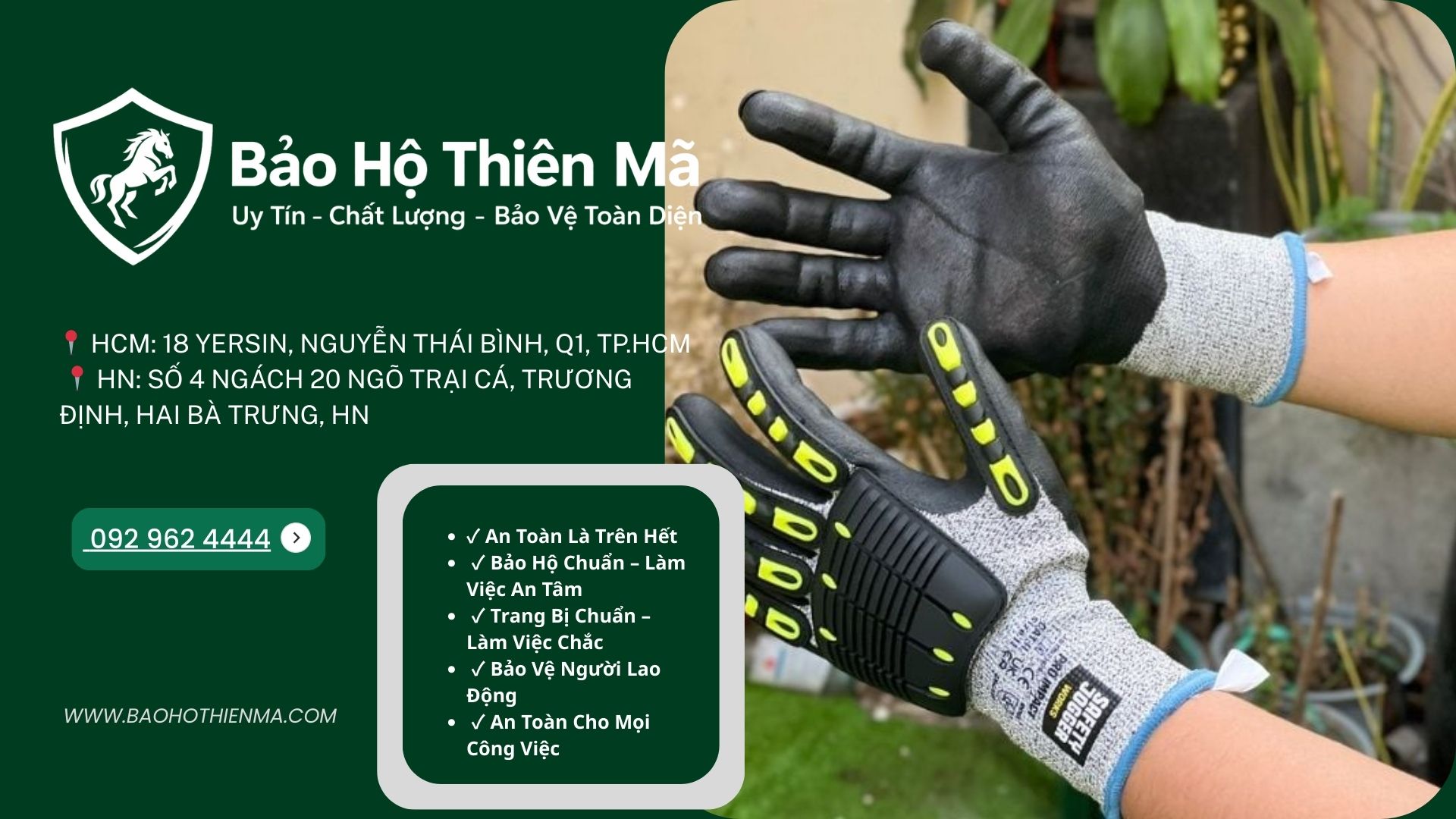 Việc lựa chọn đúng loại găng tay không chỉ giúp đảm bảo an toàn mà còn nâng cao hiệu quả làm việc cho người lao động trong nhiều ngành nghề khác nhau.