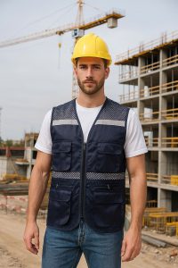 Áo Gile phản quang vải lưới thoáng mát 100% cotton - AI1 200x300