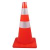 Cọc tiêu nhựa mềm PVC cao 70cm có tay cầm - Coc tieu nhua mem PVC cao 70cm